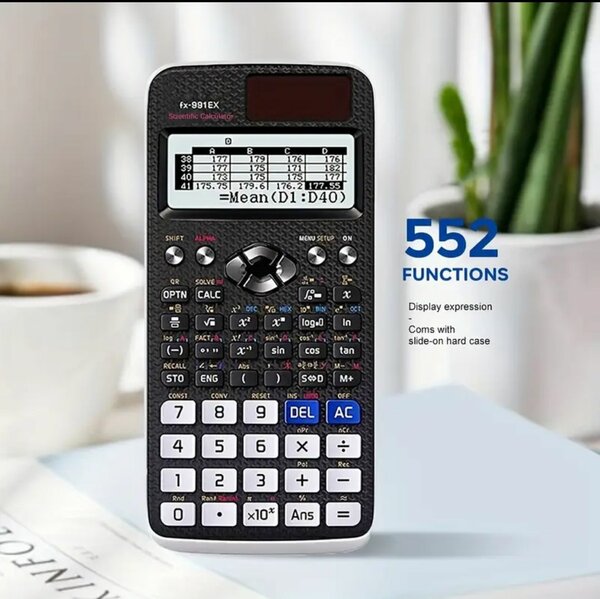 Calculatrice scientifique 552 fonctions