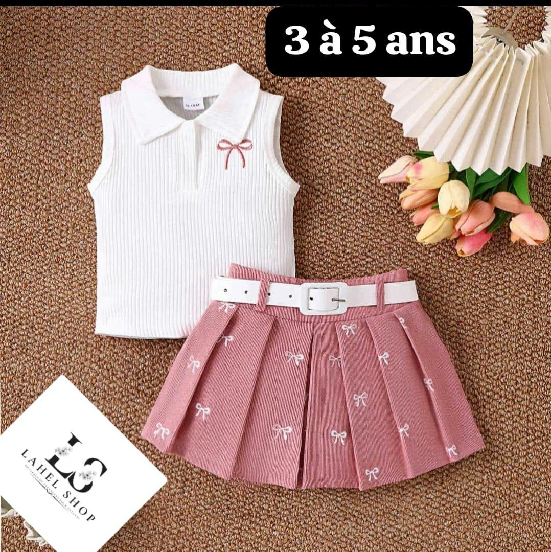 Jupe et haut pour fille