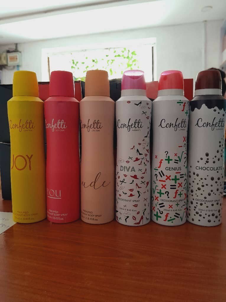 Confetti spray. 3pcs