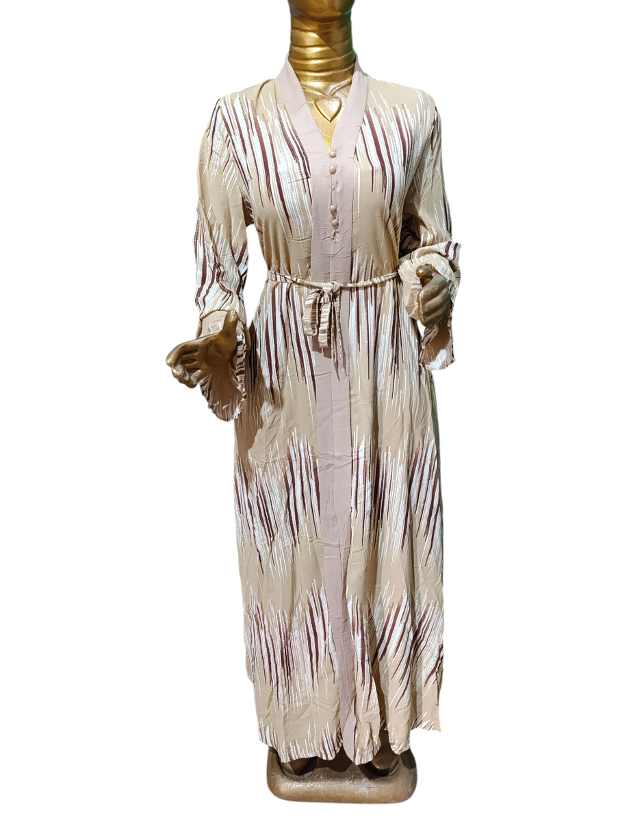 Robe élégante longue fluide