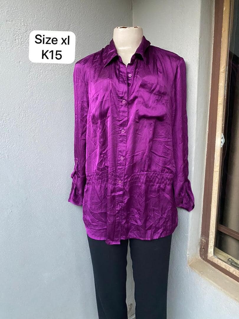Silk Violet Shirt