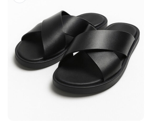 Sandales noires confortables