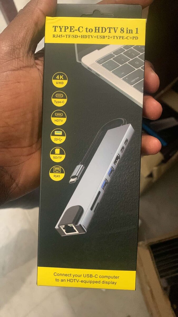 Adaptateur USB-C 8-en-1