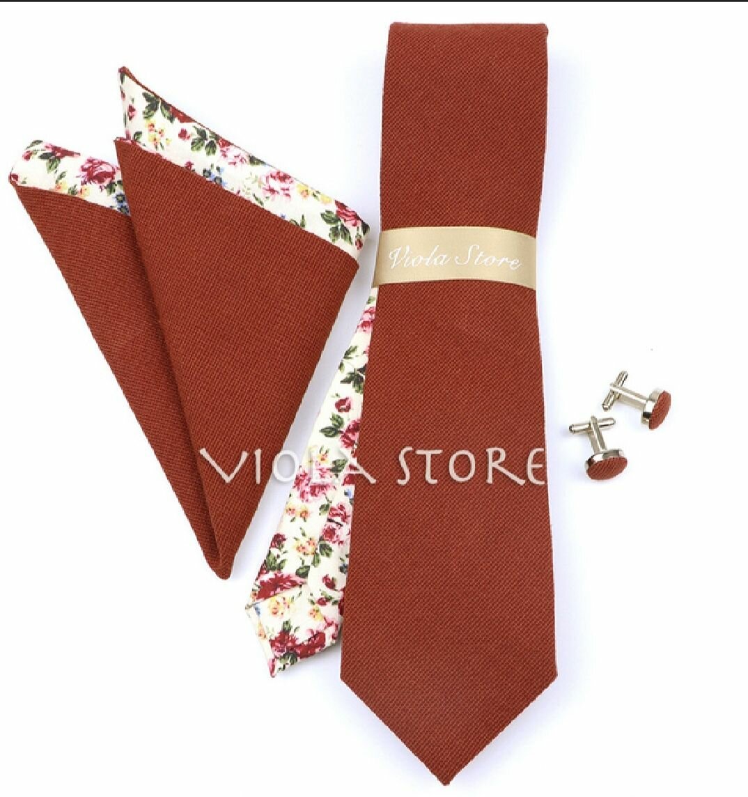 Ensemble cravate & boutons de manchette élégant