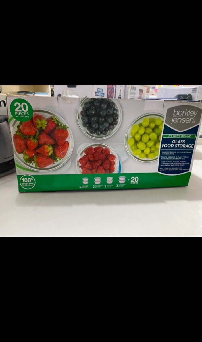 Berkeley Jensen glass food storage