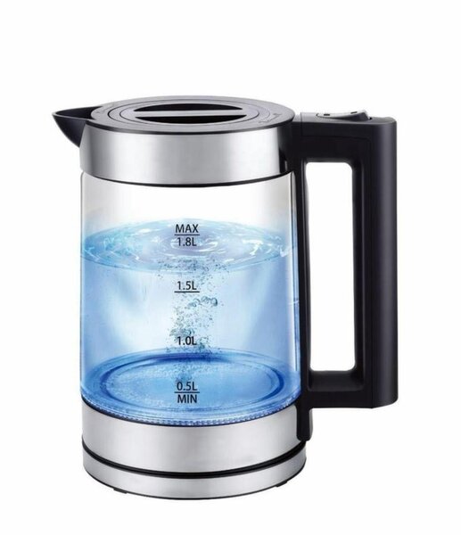 Bouilloire électrique en verre 1.8L