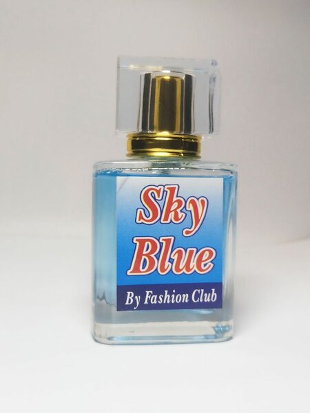 Sky blue perfume