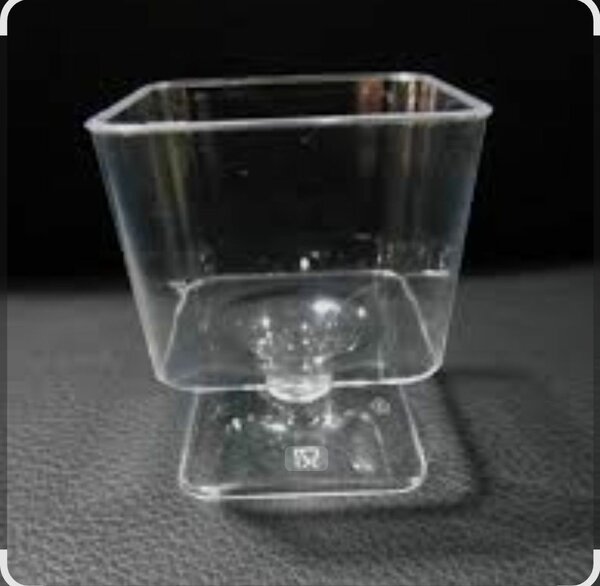 Verrines en plastique