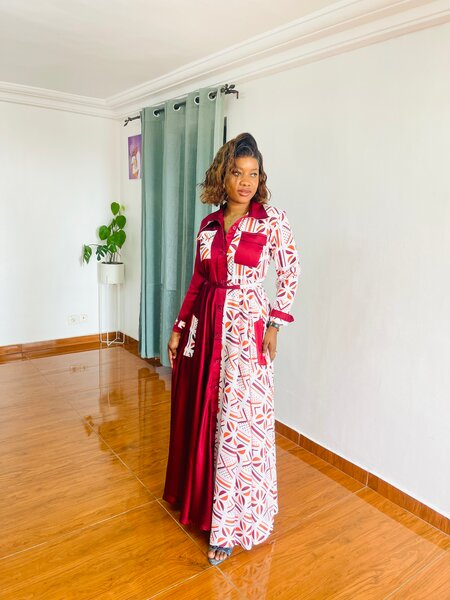 Combinaison élégante verte