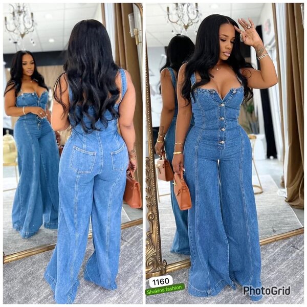 Combinaison en denim chic