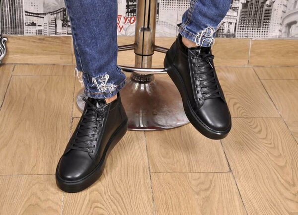 Baskets montantes noires