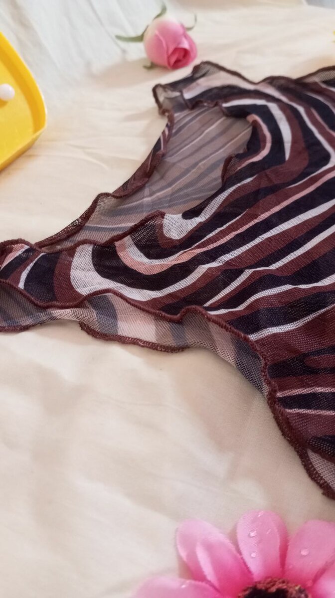 Top débardeur transparent