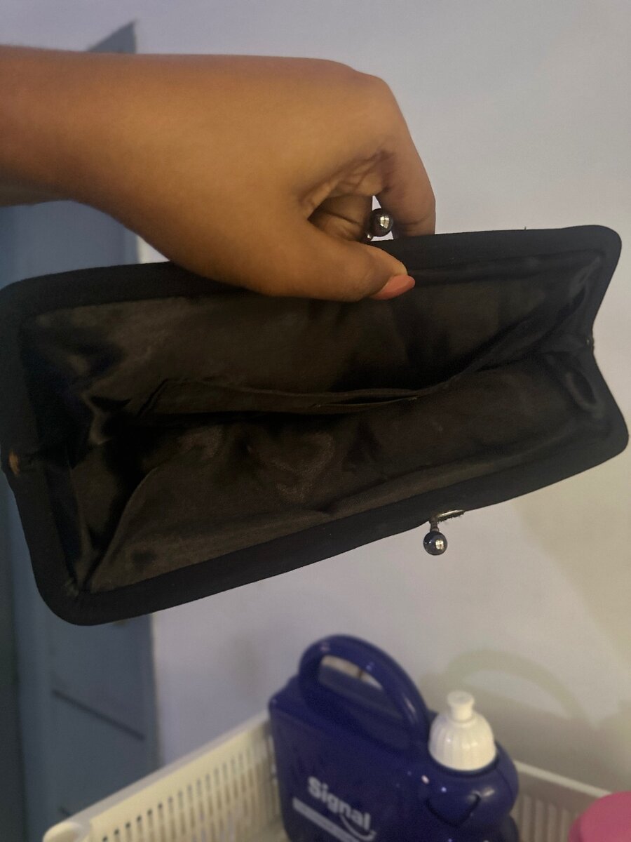 Pochette de soirée noire