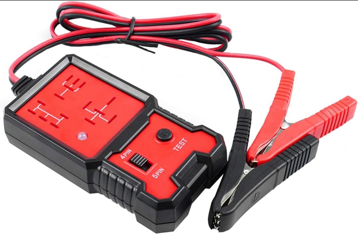 Testeur de relais automobile 12 V Vérificateur de batterie,