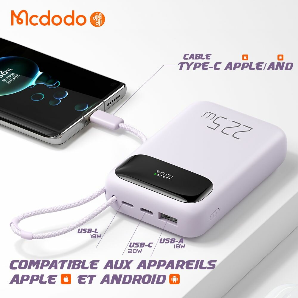 Mcdodo Power bank M32  10000mAh 22,5W