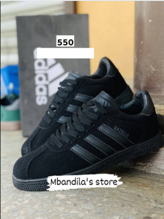 black adidas sneakers