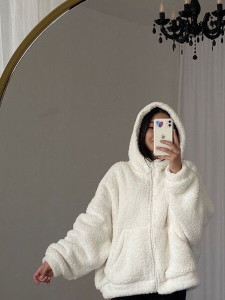 Fluffy hoodies