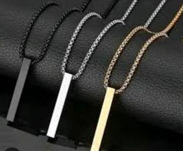 Collier Pendentif Barre Minimaliste