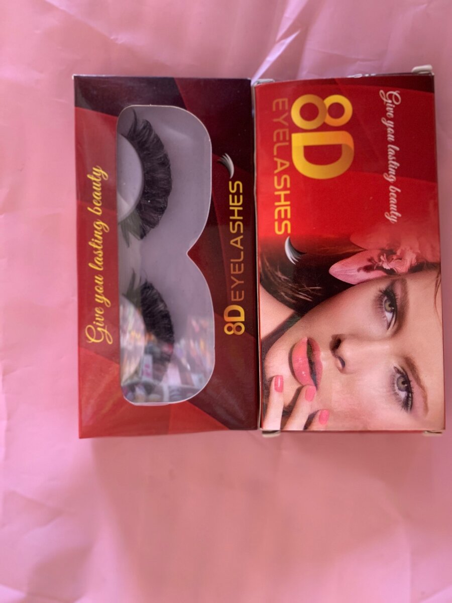 8D strip wispy eyelashes