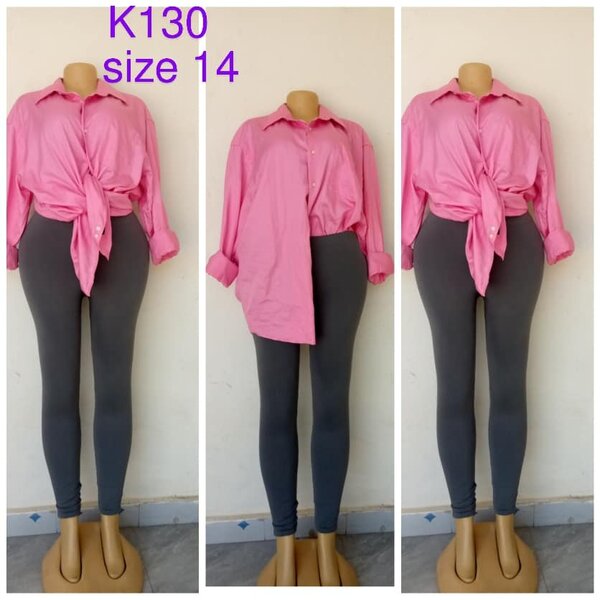 Light pink shirt size 14