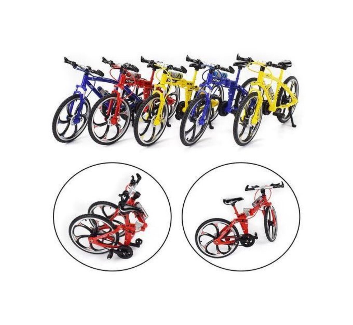 1:8 Alloy Mini Finger Bmx Bike Model For Boys Foldable