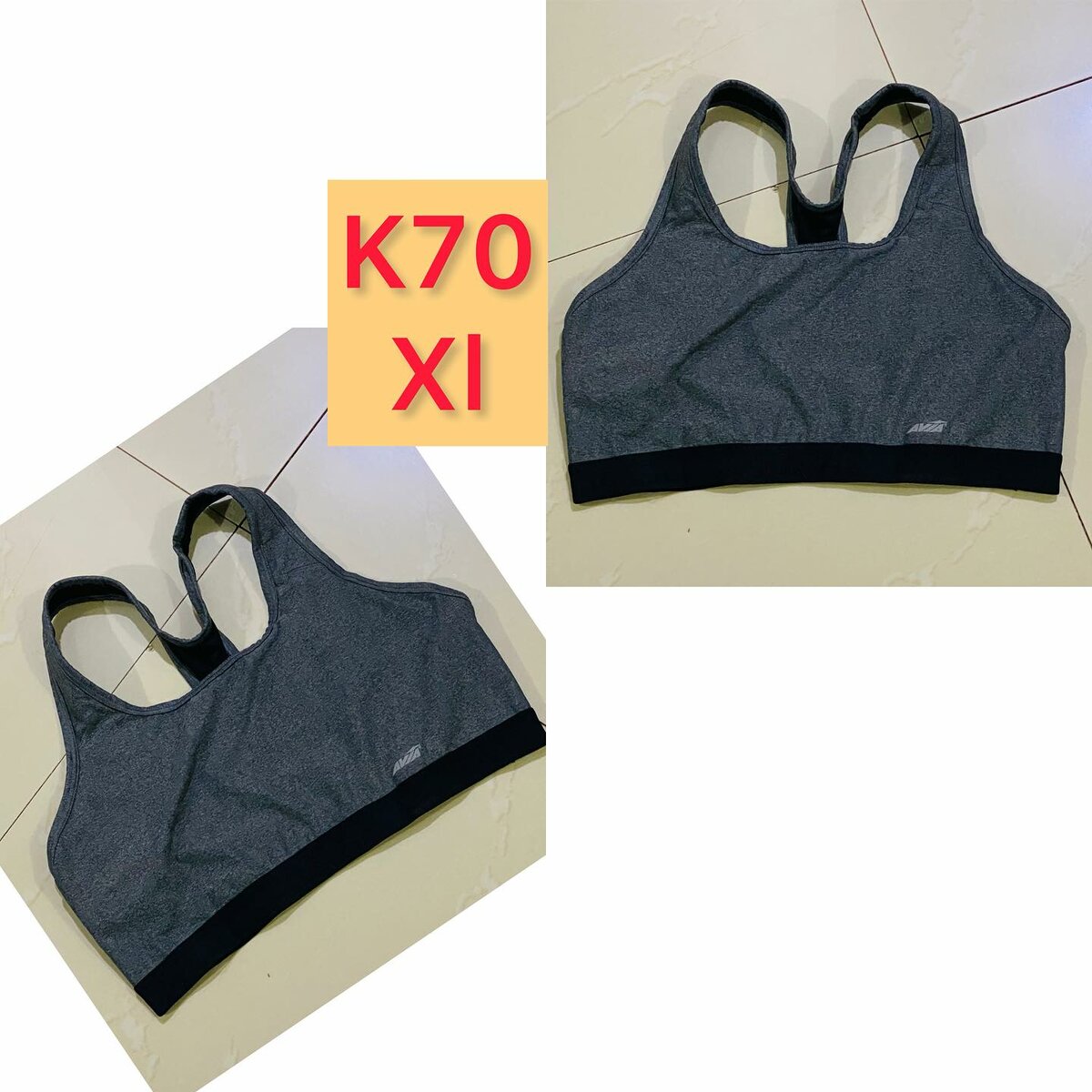 woman sport top XL
