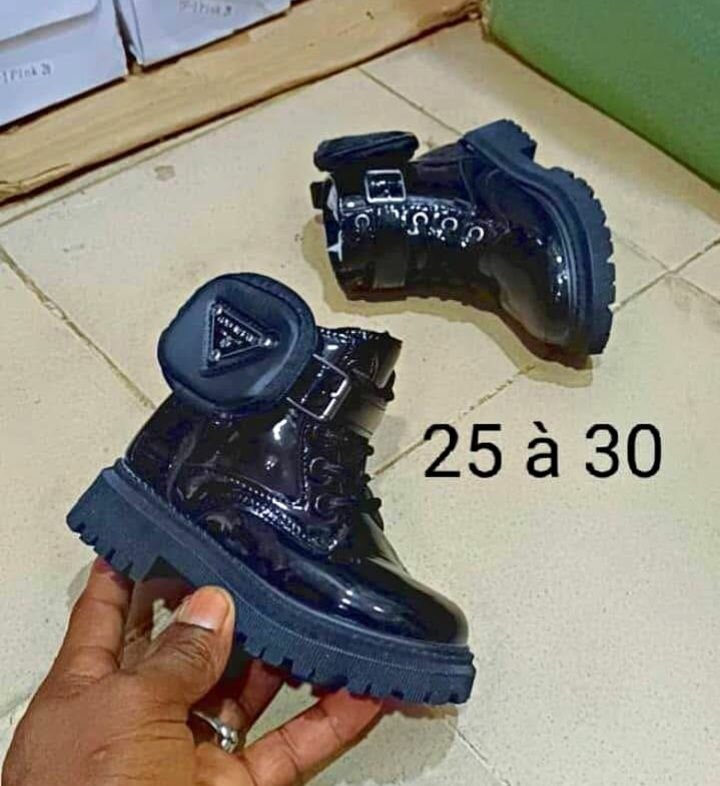 Bottes Enfant Lacées étanches