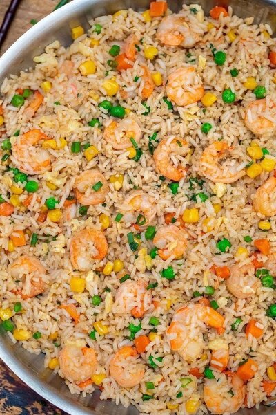 Riz aux Crevettes Savoureux
