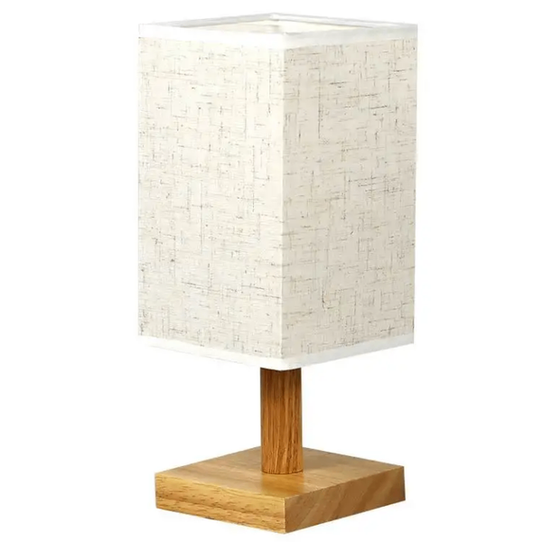 Lampe de table moderne en lin