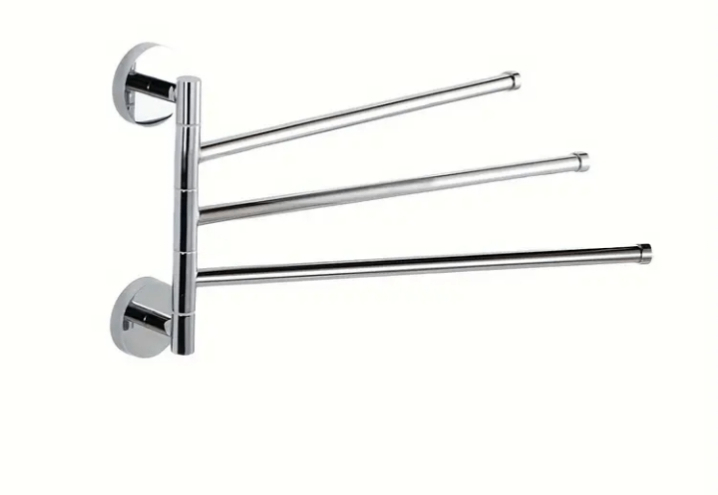 Porte-serviettes mural pivotant