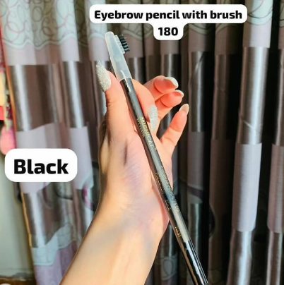 Eyebrow pencil with brush 