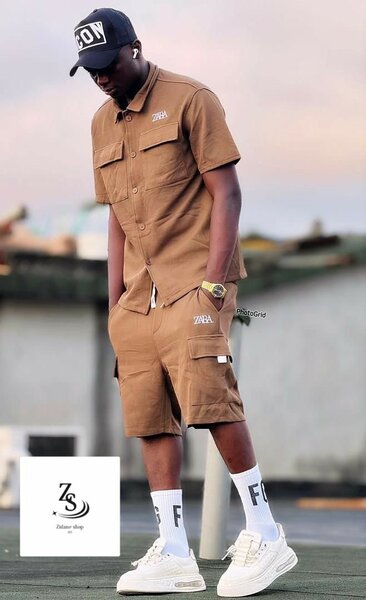 Tenue décontractée marron pour hommes