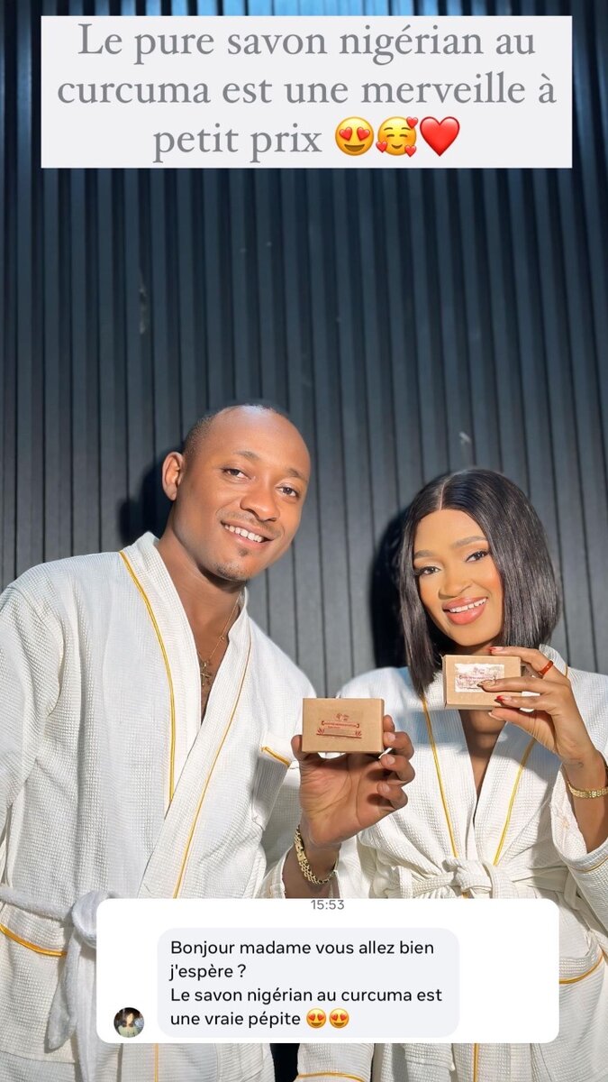 Savon Nigérian Curcuma Éclat