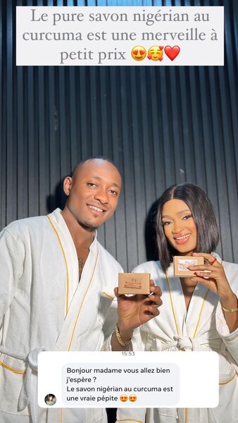 Savon Nigérian Curcuma Éclat