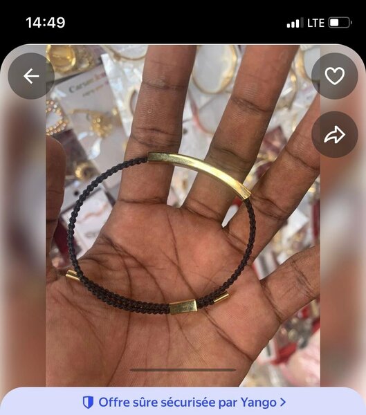 Bracelet en acier inoxydable élégant