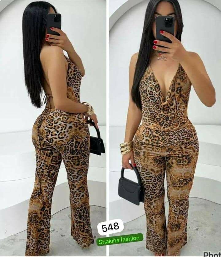 Combinaison léopard glamour