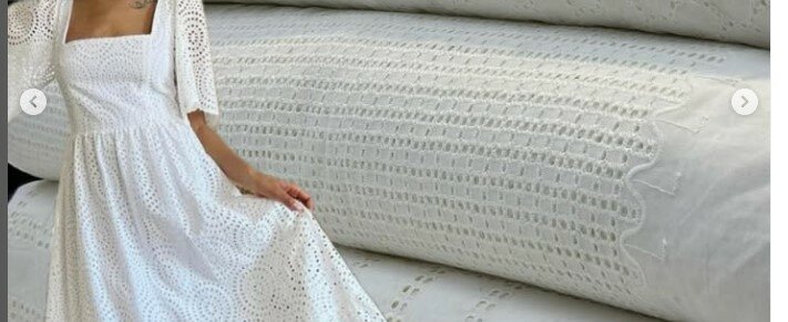 Натуральный 100% белый хлопок для шитья