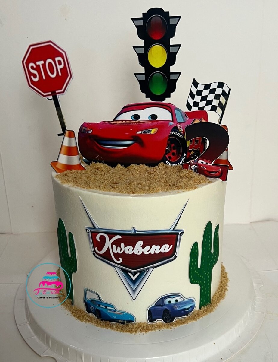 Boys cartoon character cake