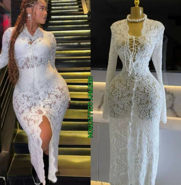 Robe élégante en dentelle