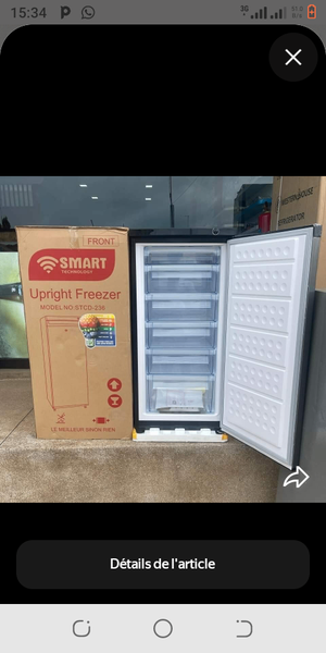 Congélateur vertical Smart