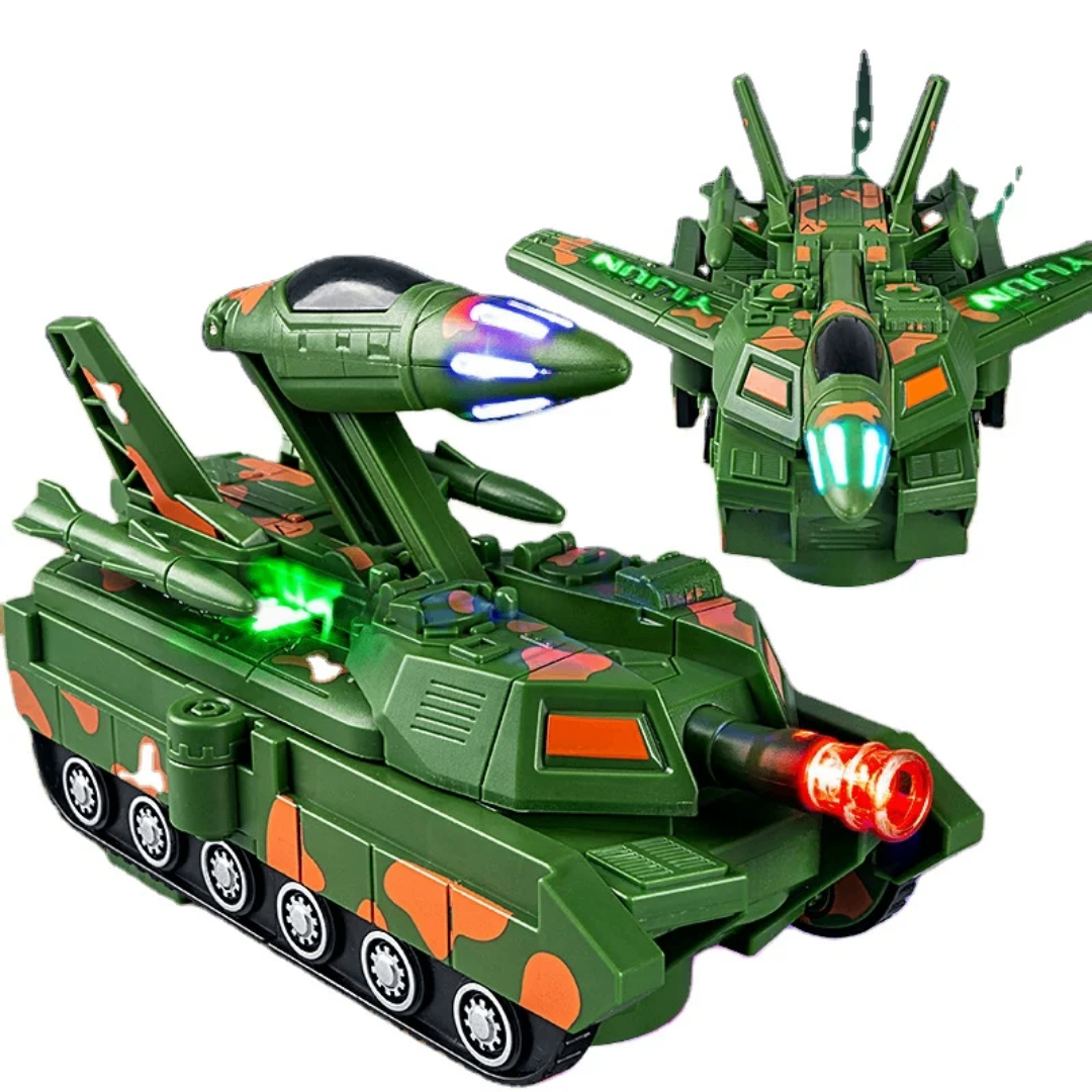 Jouet transformable camouflage