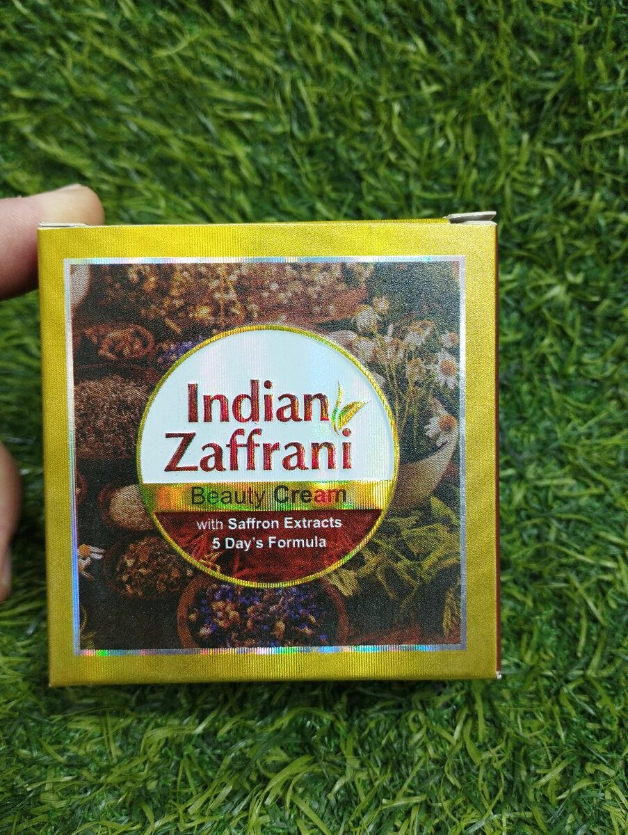 Indian zafrani cream