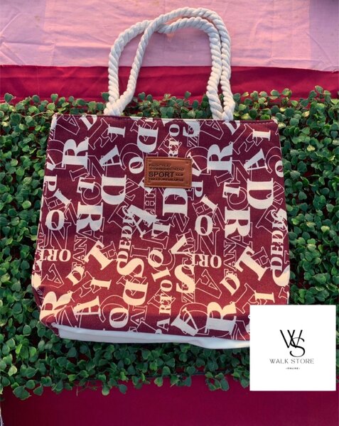 Sac cabas en toile tendance