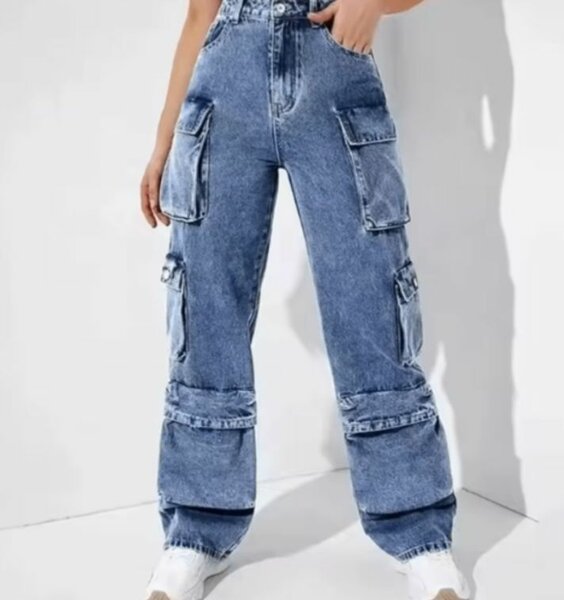 Jean cargo femme tendance