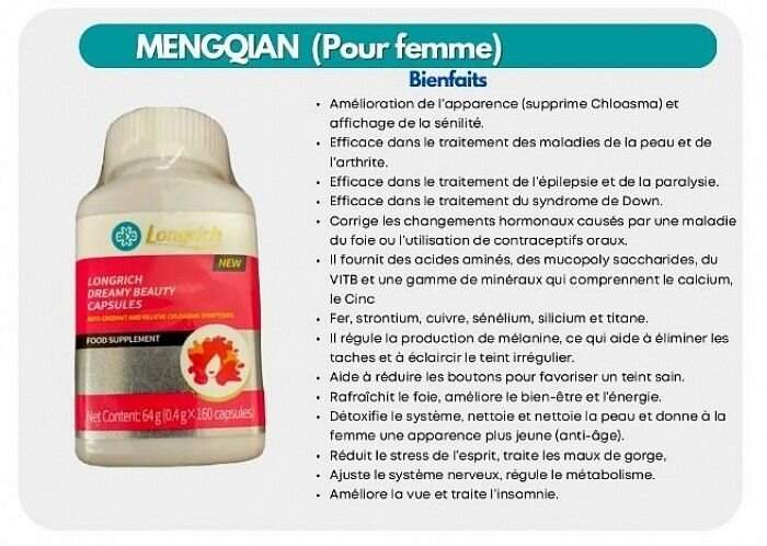 Beauté Mengqian Femme