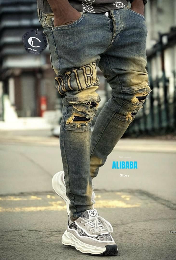 Jean homme style urbain