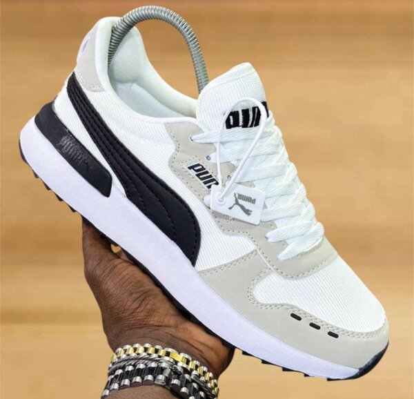 Sneakers confort homme Blanc