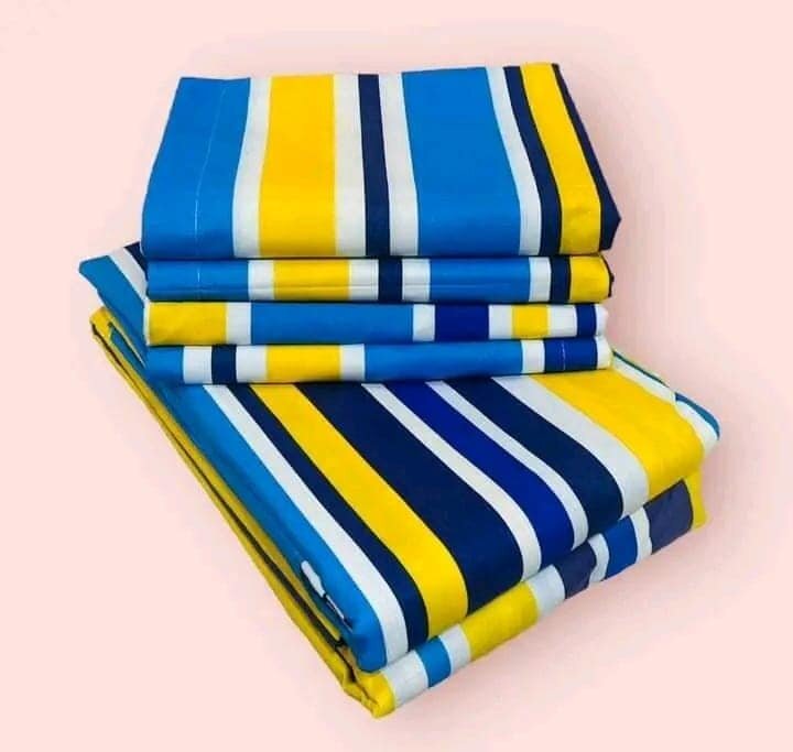 Bedsheets with print 100% cotton Double size 4pieces