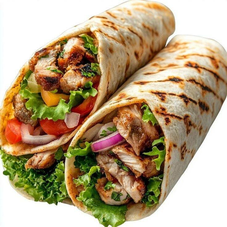 Chawarma au poulet et panini
