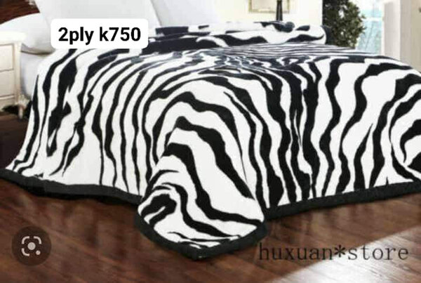 Set of beautiful bed linen with a pattern